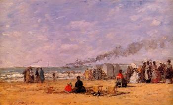 尤金 佈丹 The Beach at Trouville